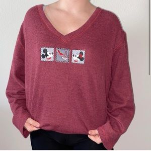 Vintage Mickey & Minnie Disney Pullover